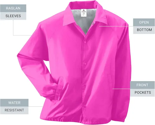Vista 29 de Augusta Sportswear Chaqueta de entrenador de nailon para hombre/forrada