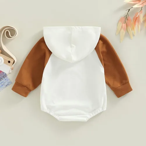 Vista 5 de Engofs Sudadera de manga larga con capucha para bebé recién nacido, 0, 3, 6, 12, 18 meses, ropa de otoño e invierno