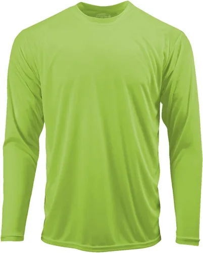 Vista 32 de DRI-Equip - Camisas de manga larga para deporte, disipa la humedad. Blanco