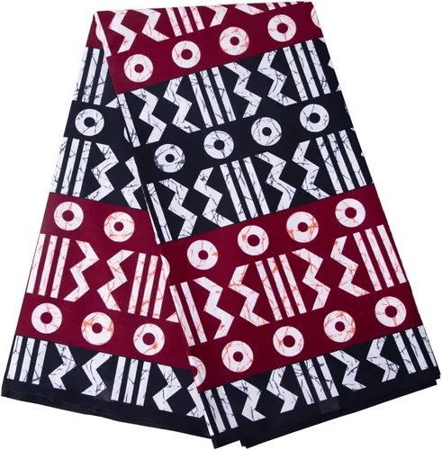 Vista 10 de HollandaisWax Tela africana 6 yarda impresa tela africana Ankara tela de cera para vestido de fiesta 6681NEWa