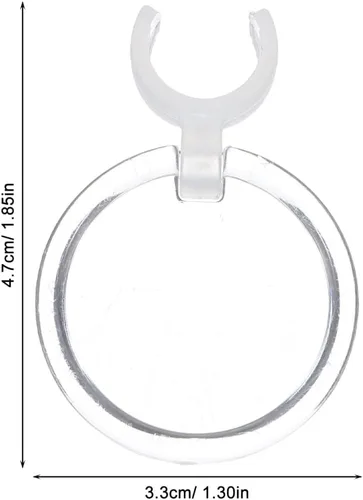 Vista 3 de Lupa para bordar, 10 Uds., con clip práctico, clip de lupa, clip en la lupa, útil broca, pluma de arte de diamante, 10 Uds