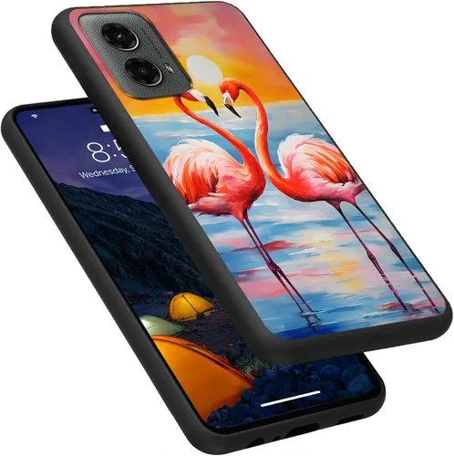 Vista 217 de Funda para Motorola Moto G Play 4G 2024, delgada y ligera, de silicona de TPU suave, color negro, ultrafina, para Motorola Moto G Play 4G 2024, Art