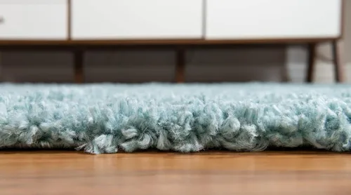 Vista 504 de Unique Loom Colección Davos Shag - Alfombra Lino