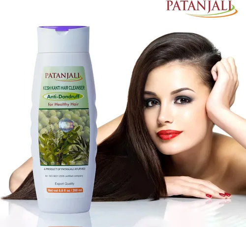 Vista 2 de Patanjali Kesh Kanti Champú limpiador anticaspa, 6.8 fl oz / 6.8 fl oz - (paquete de 2)
