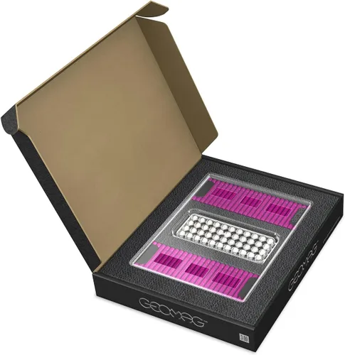 Vista 7 de Geomag Masterbox - Juguetes magnéticos para niños a partir de 8 años, 248 imanes educativos educativos para niños, bloques magnéticos, azulejos