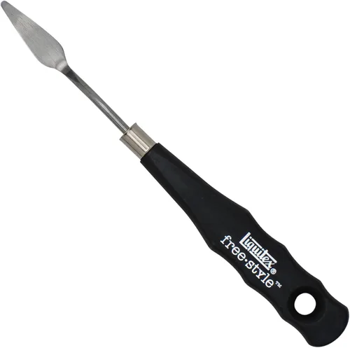 Vista 13 de Liquitex Cuchillo de pintura pequeño profesional Freestyle, n.º 1, plata/negro