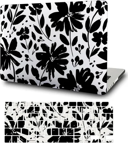 Vista 24 de Funda compatible con MacBook Pro de 13 pulgadas 2012 2011 2010 2009 2008 versión A1278, funda protectora de plástico duro y cubierta de teclado