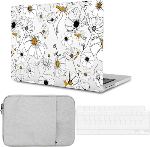 Vista 9 de Funda rígida compatible con MacBook Pro de 13 pulgadas 2012 2011 2010 2009 2008 versión antigua modelo A1278 con CD-ROM, funda rígida de plástico