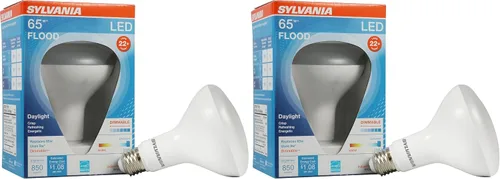 Vista 10 de Sylvania - Bombilla led BR30, 65 W: 8 W, 3 CCT select (2700 K/3000 K/5000 K), 13 años, regulable, 650 lúmenes, Energy Star, paquete de 2 (41382)
