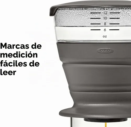 Vista 5 de OXO Cafetera de viaje plegable Brew con estuche de almacenamiento