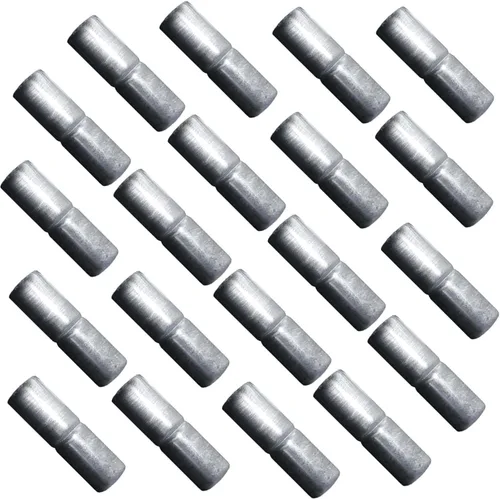 Vista 8 de Valla de enlace de cadena Top Rail Manguito: 1-3/8" X 6" ~ Tubo de hardware de valla de enlace de cadena. Paquete de 2 Galvanizado