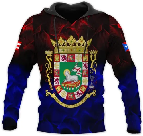Vista 5 de Camiseta personalizada con nombre de Puerto Rico 3D, camiseta personalizada de Puerto Rico para hombres y mujeres, camiseta de la bandera de Puerto