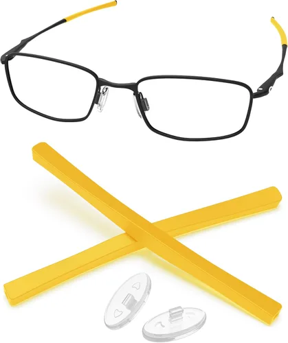 Vista 23 de Kits de goma de repuesto Piezas de nariz y auriculares para Oakley Casing OX3110/Clubface OX3102 Negro