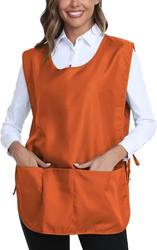 Vista 23 de Xeoxarel Delantal de zapatero unisex con chaleco de 3 bolsillos