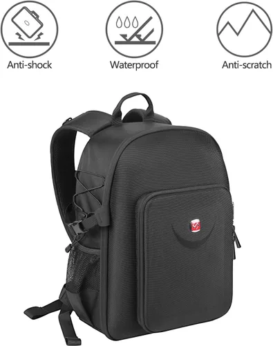 Vista 4 de Smatree Mochila profesional para DJI Air 3, funda rígida impermeable para DJI Air 3 Fly More Combo/RC 2 y accesorios