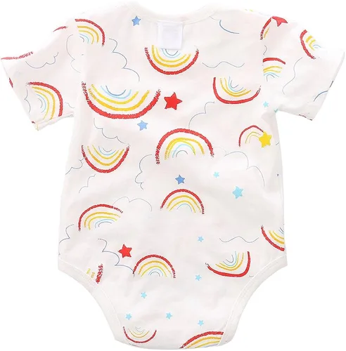 Vista 2 de yierying verano ropa de algodón body de algodón overol patrón Recien Nacido