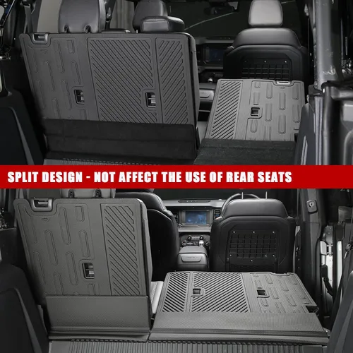 Vista 4 de Mabett - Respaldo de asiento y forro de carga para Ford Bronco 2021-2026 de 4 puertas