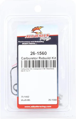 Vista 4 de All Balls Racing 26-1560 - Kit de carburador, compatible con KTM Freeride 250 R 2015-2017