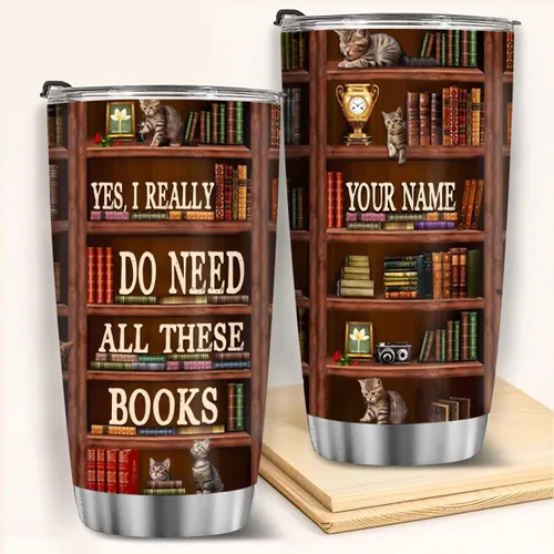 Vista 28 de T40413 - Taza personalizada para amantes de los libros, taza de café con texto en inglés "Just A Girl Loves Book", regalo para mujeres y niñas