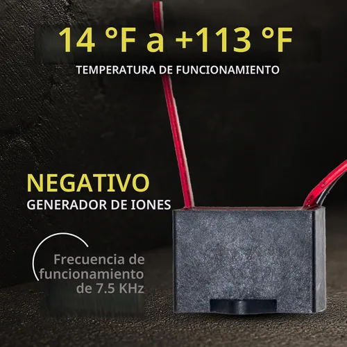 Vista 8 de Generador de iones negativos de 12VDC - Módulo ionizador de plasma de bricolaje para proyectos de aplicadores de césped estático
