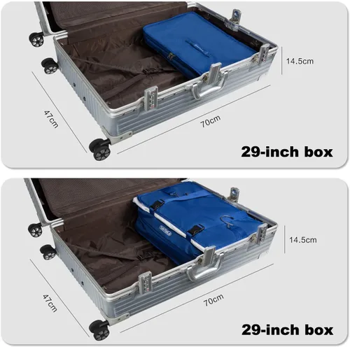 Vista 73 de TABITORA - Estantería portátil y plegable de gran capacidad con ganchos para colgar, ideal como almacenamiento para viajes