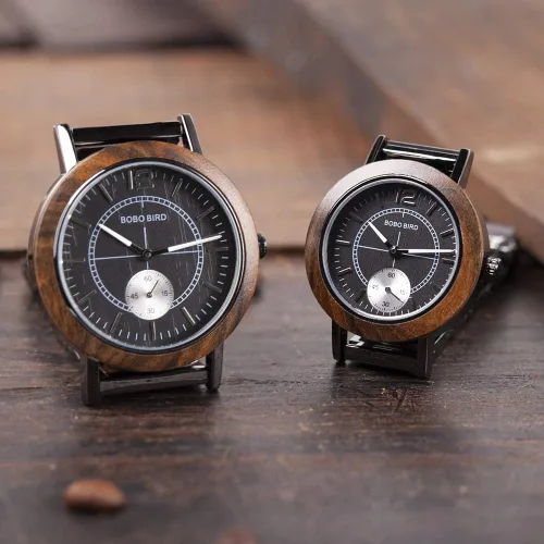 Vista 5 de BOBO BIRD Relojes de pulsera de cuarzo de moda para mujer con estilo casual