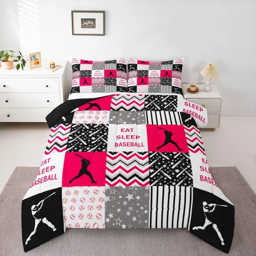 Vista 28 de Erosebridal Edredón de baloncesto para niños, juegos deportivos, inserción de edredón individual para niños, adolescentes y adultos, juego