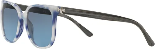 Vista 4 de Tory Burch TY7106 Gafas de sol 16528F-57 - Marco azul Moonstone, azul degradado TY7106-16528F-57, Azul Patchwork, 57mm