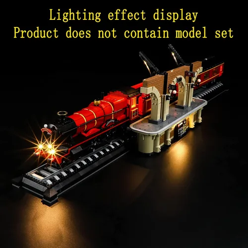 Vista 5 de GEAMENT Kit de luces LED compatible con Lego Hogwarts Express Collector's Edition - Juego de iluminación para modelo de construcción 76405