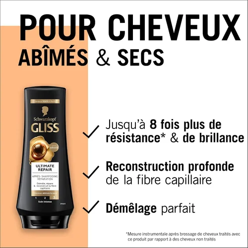 Vista 4 de Schwarzkopf Gliss Ultimate Repair Conditioner 6.8 fl oz