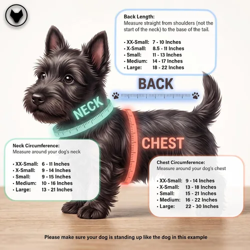 Vista 2 de CoyoteVest SpikeVest - Chaleco de arnés para perro, accesorios reflectantes para perros con picos para proteger a tu mascota de ataques de Raptor