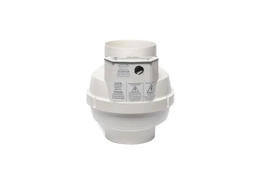 Vista 8 de Festa AMG Eagle Ventilador de Radón - Ventilador Silencioso y Energéticamente Eficiente 241 CFM Sistema de Mitigación de Radón Ventilador en Línea