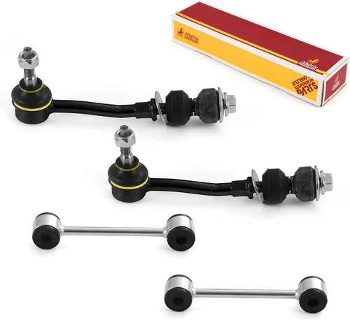 Vista 158 de Metrix Premium Chassis Parts - Kit de 4 piezas de barra estabilizadora delantera y trasera con enlace de extremo de barra estabilizadora para Ford
