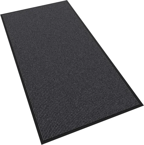 Vista 49 de Tapete para puerta delantera, 48 x 24 pulgadas, resistente para interiores y exteriores, tapete de bienvenida antideslizante para entrada, parte