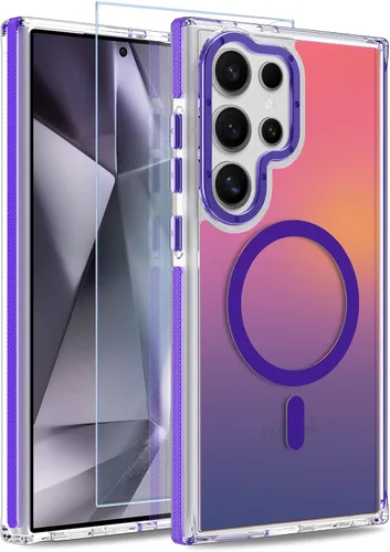 Vista 247 de Funda magnética para Google Pixel 10 Pro XL [compatible con Magsafe] [bonito diseño fluorescente de moda] a prueba de golpes, delgada, translúcida