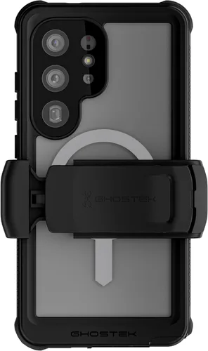 Vista 23 de Ghostek Nautical - Funda impermeable para Galaxy S23 con protector de pantalla y cámara, funda con clip para cinturón, protección resistente
