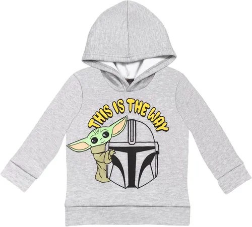 Vista 2 de STAR WARS The Child - Conjunto de sudadera con capucha y pantalones para niños grandes
