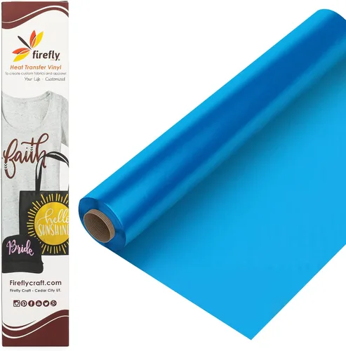 Vista 110 de Firefly Craft - Lámina de vinilo 3D de transferencia de calor, vinilo HTV grueso de 3 dimensiones, para planchar para usar con Cricut y Silhouette