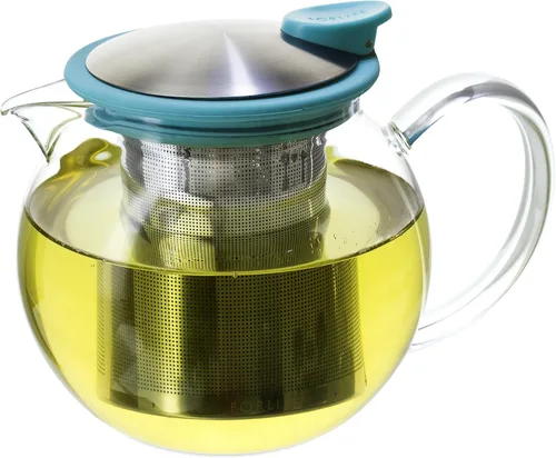 Vista 10 de FORLIFE Bola - Tetera de cristal con infusor de cesta, 25 oz./25.4 fl oz., grafito negro
