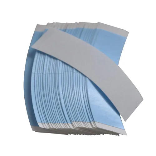 Vista 10 de Tiras de cinta para pelucas, 36 piezas, cinta adhesiva transparente de doble cara, para peluca de encaje, peluca de Toupee (contorno A)