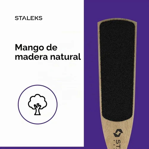 Vista 6 de STALEKS Beauty & Care - Lima de madera 10/2, grano 100/180, convexo/cóncavo