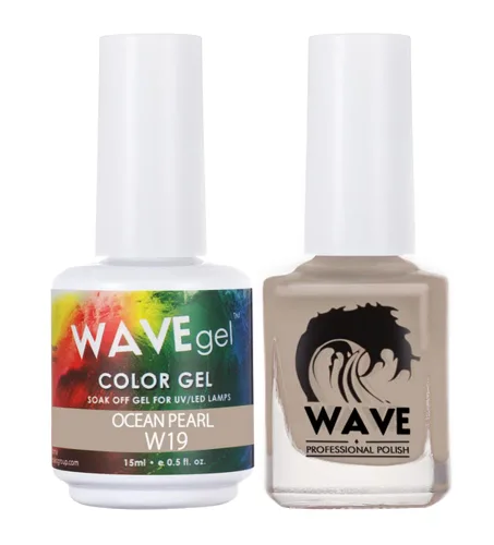 Vista 193 de WAVEGEL - Juego dúo de gel y esmalte de uñas a juego - Colección Simplicity - #P109 Blizzard I 0.5 onzas
