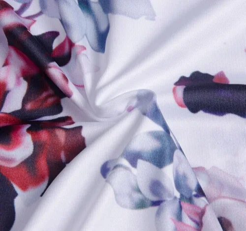 Vista 5 de MAINESAKA Mameluco de manga corta con estampado floral para recién nacida