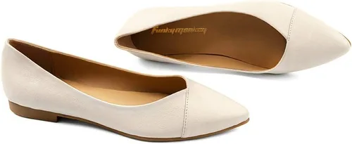 Vista 5 de FUNKYMONKEY Zapatos planos clásicos de ballet para mujer, zapatos planos casuales y cómodos