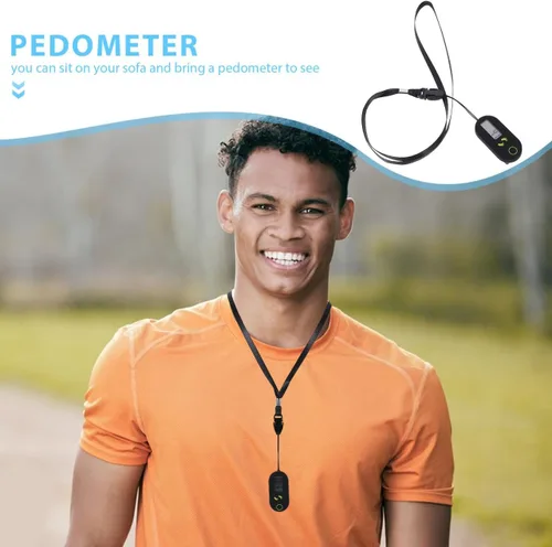 Vista 8 de Kisangel Mini podómetro 3D para caminar, contador de pasos con clip para caminar, contador digital, rastreador de pasos deportivo, clips E