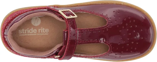 Vista 5 de Stride Rite SRT Nell Mary Jane - Zapatos planos unisex para niños