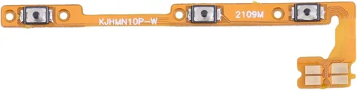 Vista 2 de HONGYAN Botón de encendido y botón de volumen Flex Cable para Xiaomi Redmi Note 10 Pro Max/Redmi Note 10 Pro (India)