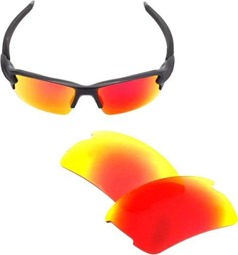 Vista 3 de Walleva Lentes de repuesto para gafas de sol Oakley Flak 2.0 Múltiples opciones disponibles