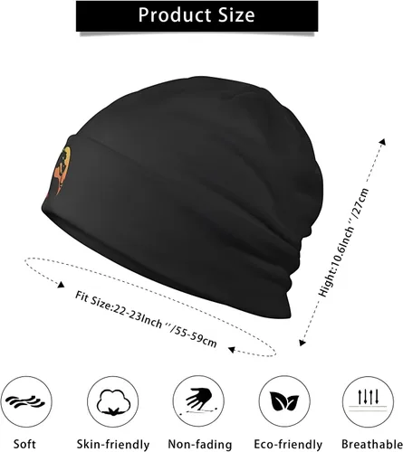 Vista 8 de Gorros de lana vikingo con diseño de dragón vikingo para hombre, impresión 3D de mito nórdico Jormungandr invierno cálido elástico fino gorro