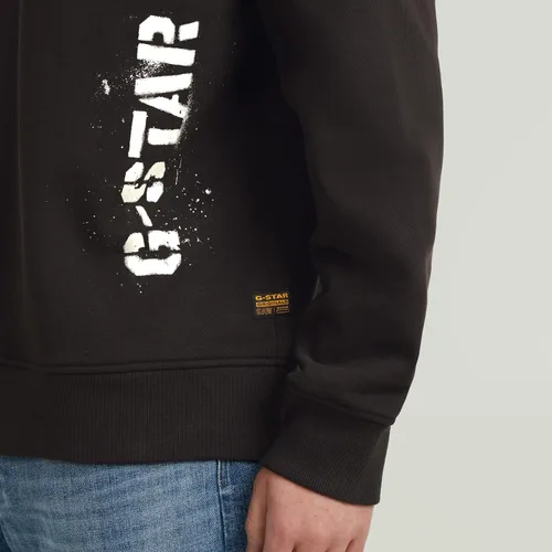 Vista 3 de SUDADERA SUELTA SPRAYED 89 (Dk Black D27096-e124-6484)